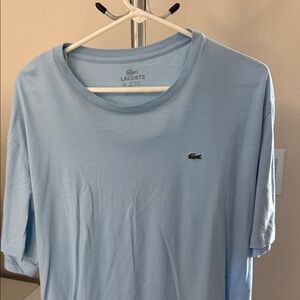 Lacoste Men's Sky Blue Short Sleeve Tee